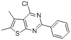 4-CHLORO-5,6-DIMETHYL-2-PHENYLTHIENO[2,3-D]PYRIMIDINE CAS#: 83548-60-1