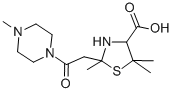 4-Carboxy-2,5,5-trimethylthiazolidine-2-aceto-N-methylpiperazide CAS#: 85486-56-2