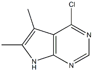 4-Chloro-5,6-diMethyl-7H-pyrrolo[2,3-d]pyriMidine CAS#: 82703-38-6