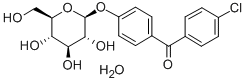 (4-Chlorophenyl)(4-(beta-D-glucopyranosyloxy)phenyl)methanone hemihydr ate CAS#: 83355-63-9