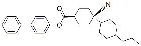 4-Cyano-4'-biphenylyl trans-4-(4-propylcyclohexyl)-1-cyclohexanecarboxylate CAS#: 82492-42-0