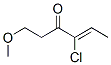 4-Hexen-3-one,  4-chloro-1-methoxy- CAS#: 80411-61-6