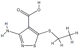 4-Isothiazolecarboxylicacid,3-amino-5-(ethylthio)-(9CI) CAS#: 84728-50-7