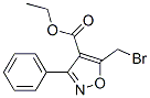 4-Isoxazolecarboxylicacid,5-(bromomethyl)-3-phenyl-,ethylester(9CI) CAS#: 80728-13-8