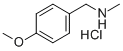 4-METHOXY-N-METHYLBENZYLAMINE HYDROCHLORIDE CAS#: 876-32-4