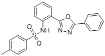 4-METHYL-N-[2-(5-PHENYL-1,3,4-OXADIAZOL-2-YL)PHENYL]BENZENESULFONAMIDE CAS#: 82357-36-6