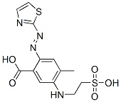 4-Methyl-5-[(2-sulfoethyl)amino]-2-[(thiazol-2-yl)azo]benzoic acid CAS#: 87897-60-7