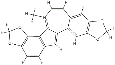 4-Methyl[1,3]dioxolo[4,5-h]-1,3-dioxolo[6,7]indeno[2,1-a][3]benzazepin-4-ium CAS#: 81189-53-9