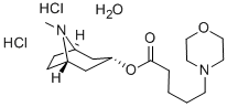 4-Morpholinepentanoic acid, 8-methyl-8-azabicyclo(3.2.1)oct-3-yl ester , dihydrochloride, hydrate, endo- CAS#: 87168-53-4