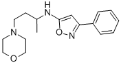 4-Morpholinepropanamine, alpha-methyl-N-(3-phenyl-5-isoxazolyl)- CAS#: 86684-30-2