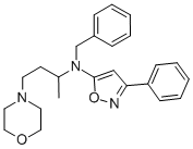 4-Morpholinepropanamine, alpha-methyl-N-(3-phenyl-5-isoxazolyl)-N-(phe nylmethyl)- CAS#: 86684-57-3