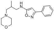 4-Morpholinepropanamine, beta-methyl-N-(3-phenyl-5-isoxazolyl)- CAS#: 86684-22-2