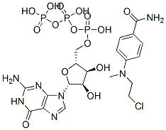 (4-N-(2-chloroethyl)-N-methylaminobenzyl)amide guanosine-5'-triphosphate CAS#: 83209-68-1