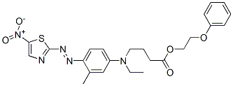 4-[N-Ethyl-4-(5-nitro-2-thiazolylazo)-3-methylanilino]butyric acid 2-phenoxyethyl ester CAS#: 88779-76-4
