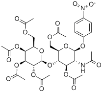 4-Nitrophenyl2-acetamido-3,6-di-O-acetyl-4-O-(2,3,4,6-tetra-O-acetyl-b-D-galactopyranosyl)-2-deoxy-b-D-glucopyranoside CAS#: 85193-88-0