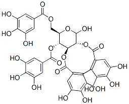 4-O,6-O-Digalloyl-2-O,3-O-[(2,2',3,3',4,4'-hexahydroxy[1,1'-biphenyl]-6,6'-diyl)dicarbonyl]-D-glucopyranose CAS#: 86154-09-8
