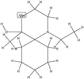 4-Oxa-1-azaspiro[5.5]undecan-5-ol,1-ethyl-5-methyl-(8CI) CAS#: 802267-76-1