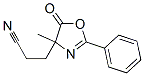 4-Oxazolepropanenitrile,  4,5-dihydro-4-methyl-5-oxo-2-phenyl- CAS#: 86435-59-8