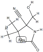 4-Oxazolidinecarbonitrile,4-(hydroxymethyl)-5,5-dimethyl-2-oxo-(7CI) CAS#: 89943-53-3