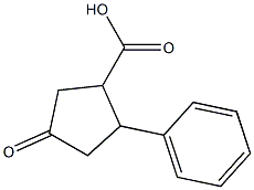 4-Oxo-2-phenylcyclopentanecarboxylic acid CAS#: 85729-34-6