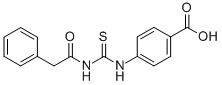4-[[[(PHENYLACETYL)AMINO]THIOXOMETHYL]AMINO]-BENZOIC ACID CAS#: 87998-89-8
