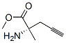 4-Pentynoicacid,2-amino-2-methyl-,methylester,(2S)-(9CI) CAS#: 88820-88-6