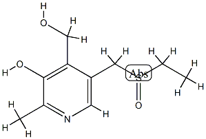 4-Pyridinemethanol,5-[(ethylsulfinyl)methyl]-3-hydroxy-2-methyl-(8CI) CAS#: 802593-02-8
