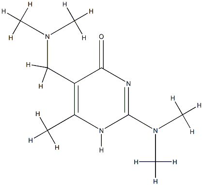 4-Pyrimidinol,2-(dimethylamino)-5-[(dimethylamino)methyl]-6-methyl-(8CI) CAS#: 802886-56-2
