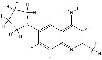 4-Quinolinamine,2-methyl-6-(1-pyrrolidinyl)-(9CI) CAS#: 807265-76-5