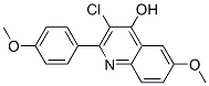 4-Quinolinol,  3-chloro-6-methoxy-2-(4-methoxyphenyl)- CAS#: 801234-89-9