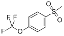 4-(TRIFLUOROMETHOXY)PHENYL METHYL SULFONE CAS#: 87750-51-4