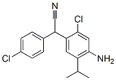 (4-amino-2-chloro-5-isopropylphenyl)(4-chlorophenyl)acetonitrile CAS#: 84196-20-3