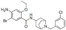 4-amino-5-bromo-N-[8-[(3-chlorophenyl)methyl]-8-azabicyclo[3.2.1]oct-3 -yl]-2-ethoxy-benzamide CAS#: 83130-60-3