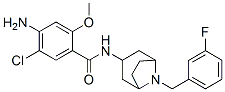 4-amino-5-chloro-N-[8-[(3-fluorophenyl)methyl]-8-azabicyclo[3.2.1]oct- 3-yl]-2-methoxy-benzamide CAS#: 83130-61-4