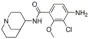 4-amino-N-(1-azabicyclo[3.3.1]non-6-yl)-3-chloro-2-methoxy-benzamide CAS#: 88721-77-1