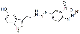 4-azido-3-nitrophenyl-azo-(5-hydroxytryptamine) CAS#: 83919-48-6