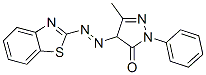 4-(benzothiazol-2-ylazo)-2,4-dihydro-5-methyl-2-phenyl-3H-pyrazol-3-one CAS#: 84455-35-6