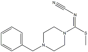 [[4-(benzyl)piperazin-1-yl]-(methylthio)methylene]cyanamide CAS#: 89292-69-3