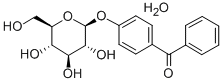 (4-(beta-D-Glucopyranosyloxy)phenyl)phenylmethanone hemihydrate CAS#: 83355-65-1
