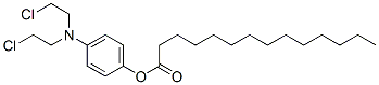 [4-[bis(2-chloroethyl)amino]phenyl] tetradecanoate CAS#: 83626-93-1