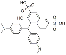 4-[bis[4-(dimethylamino)phenyl]methyl]-3-hydroxynaphthalene-2,7-disulphonic acid CAS#: 84674-88-4
