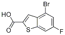 4-broMo-6-fluorobenzo[b]thiophene-2-carboxylic acid CAS#: 826995-60-2