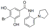 4-bromo-3,5-dihydroxy-N-[2-(1-pyrrolidinyl)phenyl]benzamide CAS#: 84083-15-8