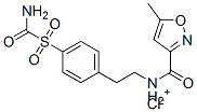 [4-(carbamoylsulphonyl)phenethyl][(5-methylisoxazol-3-yl)carbonyl]ammonium chloride CAS#: 80228-91-7
