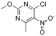4-chloro-2-methoxy-6-methyl-5-nitropyrimidine CAS#: 84538-47-6