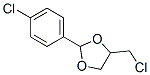 4-(chloromethyl)-2-(4-chlorophenyl)-1,3-dioxolane CAS#: 86674-92-2