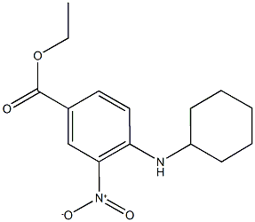 4-(cyclohexylamino)-3-nitro-benzoic acid ethyl ester CAS#: 87815-77-8