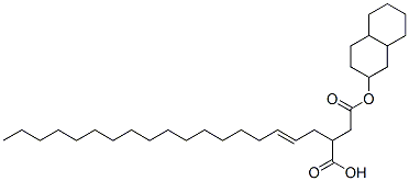 4-(decahydro-2-naphthyl) hydrogen 2-octadecenylsuccinate CAS#: 81984-09-0