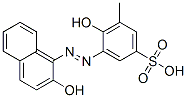 4-hydroxy-3-[(2-hydroxy-1-naphthyl)azo]-5-methylbenzenesulphonic acid CAS#: 85136-63-6
