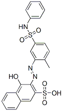 4-hydroxy-3-[[2-methyl-5-[(phenylamino)sulphonyl]phenyl]azo]naphthalene-2-sulphonic acid CAS#: 85409-50-3
